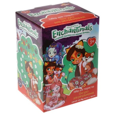 Set for children's creativity Figure for the painting "Enchantimals" (paints, brush)-4