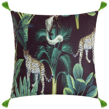 Decorative pillowcase with brushes Ethel "Predators", 43x43 cm-2