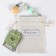 Holder for the nipple - dummies "Baby of Nature", silicone, beige/mint color
