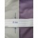 Set of curtains "Canvas", size 270x300 cm, 2 pcs, color purple gray