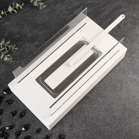 Desktop bio -rock 35x18x15cm, white-2