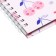 Gift notebook, 45 sheets, line, on the castle, on the crest, cherries (13x13.5cm)