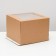 Confectionery packaging with a window of rhombus, craft, 27 x 27 x 20 cm