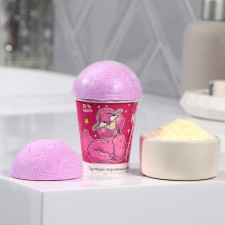 Подарочный набор косметики «Мечтай, сияй», соль для ванны 145 г и бомбочка для ванны60 г, аромат цветочный, BEAUTY FОХ