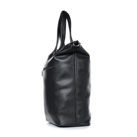Female bag, artificial leather, 400x360x140 cm, black-3