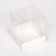 Packaging for confectionery, white, 8 x 8 x 9 cm