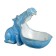 Blue -Military Hippopotist stand