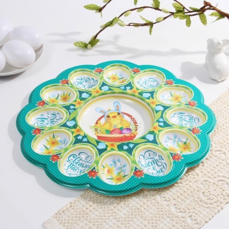 Easter stand "Chicken", for 12 eggs and kulich-2