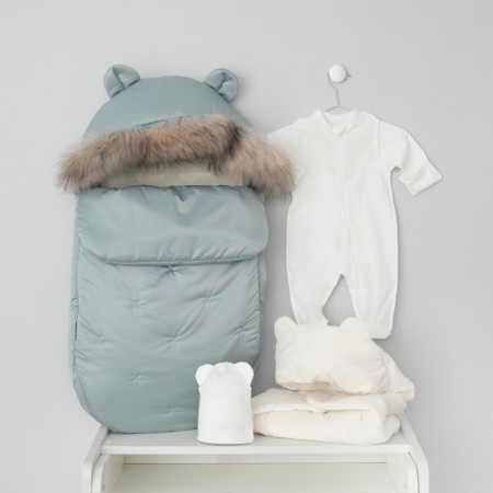 Set for discharge Winter Kinderlitto "New Orsetto", 5 items, height 56-62 cm, mint color