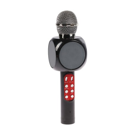 Microphone for karaoke Luazon LZZ-60, 1800 mAC, LED, black-4