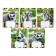 Notebook of 18 sheets in the Erichkrause Lemur Style line, cover coated cardboard, offset block, mix