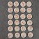 Set "Scandinavian runes", ceramics, 24 runes