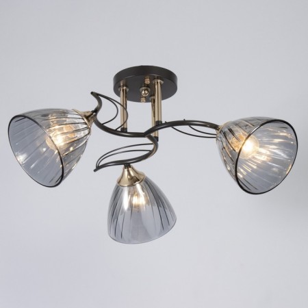 Salma chandelier 3he27 40w Black 54x54x24cm Bayerlux-1