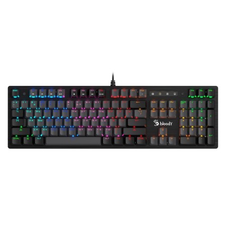 A4Tech Bloody B820r Dual Color Keyboard Mechanical Black/Gray USB for Gamer Led (B820R 10046