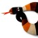 New Year! Soft toy-podushka "snake Frida", beige color, 40 cm