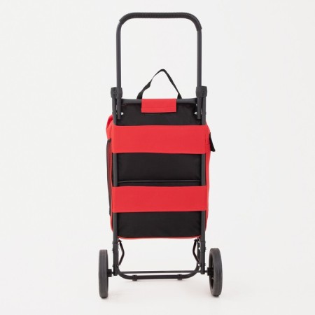 Carrier's cord bag, external pocket, black/red color-2