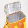 Thermosuma with lightning, 5.8 liters, 2 outer pockets, color orange color