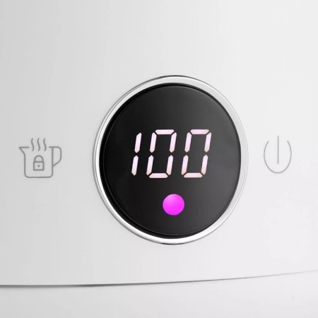 Electric kettle KitFort KT-6196-2, metal, 1.5 l, 2200 watts, white-1