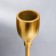 Summary Metal for 1 candle "Marble circle. Pink sunset" Gold 35x9.5x9.5 cm