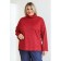 Women's turtleneck, size 58, red color