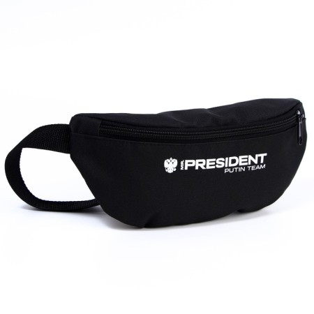 Bag on the belt "Putin Team", 32 x 8 x 15 cm, base, lightning department, black-2