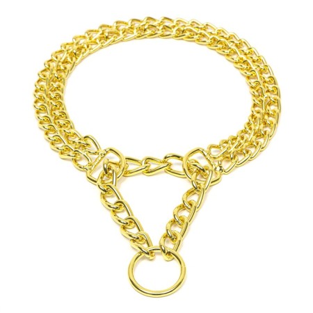 Collar - half -knitwear two -row, 50 cm, wire thickness 2.5 mm, golden-2