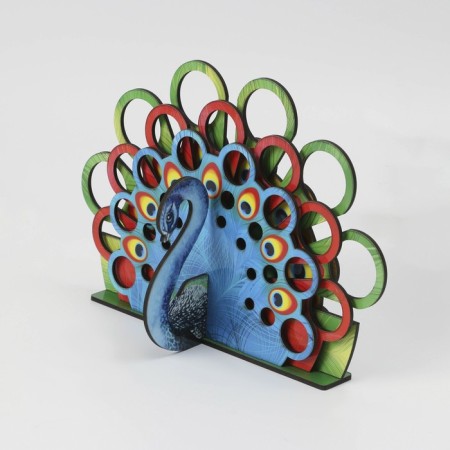 Organizer for the office, desktop "Peacock" 246x167x27 mm-2