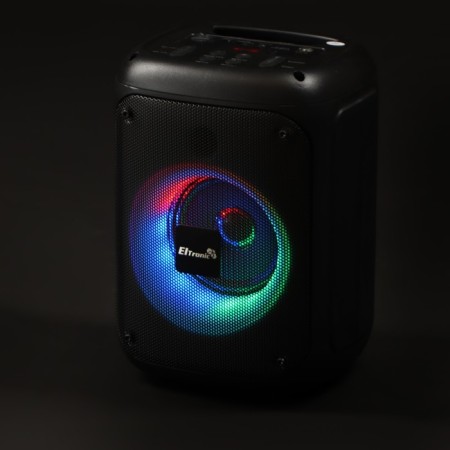 Portable column Eltronic Crazy Box 100, 10 W, FM, BT, Microsd, AUX, backlight-6