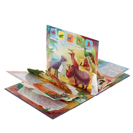 Encyclopedia with voluminous elements "How life on Earth was born"-3