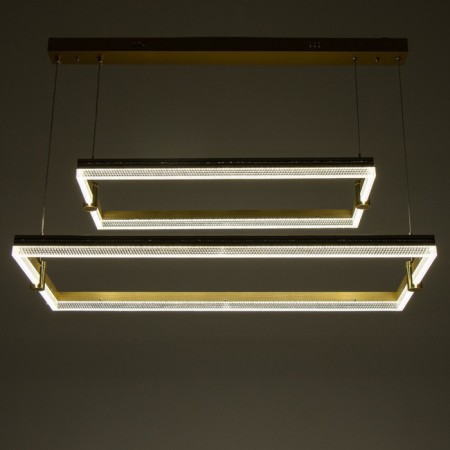 Lamp "Coruna" LED 320W 3000-6000K gold 80x40x15cm Bayerlux-5