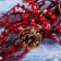 Decor "Winter Charm" of the bumps frozen berries, 35 cm