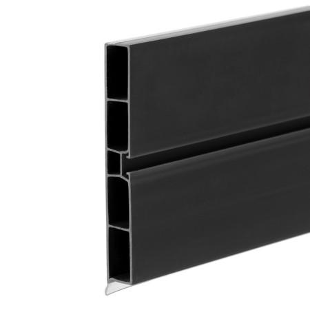 PVC base, 4000x100 mm, metallic-2