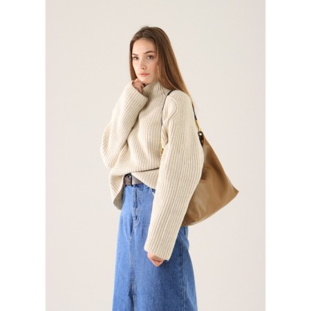 Bag-hoba, lightning department, light brown color-3