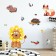 Sticking plastic interior color "Funny animals" 30x90 cm