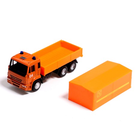 Metal truck "KAMAZ. Emergency Service ", 1:54, inertia-3