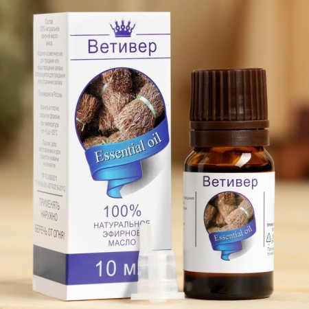 Essential oil "Vetiver", a bottle-boiler, abstract, 10 ml