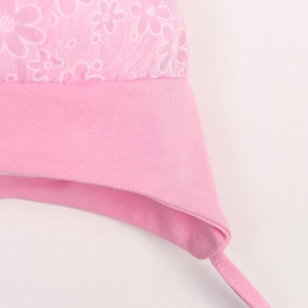 Children's hat, pink color, size 44-46-1