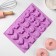 Baking shape of the share “Heart, butterfly, flower”, silicone, 29.8 × 19.7 cm, 20 cells, color mix