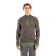 Payer Sweatshirt "Tahoe", fleece 150g, gray with green, rr 40-42 Height 170-176