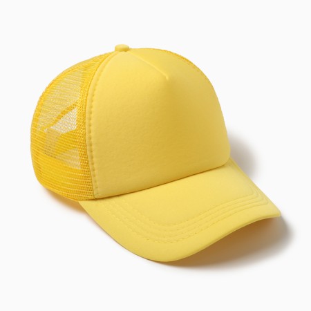 Baseball cap, yellow color, size 56-58