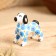 Dymkovo toy "Blue Dog" 7 cm