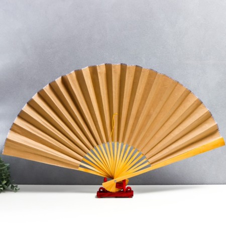 Fan bamboo, textile h = 50 cm "sakura" blue-1