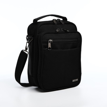 Male bag, black color