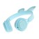 Wireless headphones Y08R, invoices, children's, BT 5.1, backlight, 400 mAh, blue