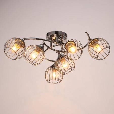 Chandelier 73172/6 E27 40W chrome 60x60x26 cm Bayerlux-1