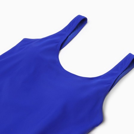 Swimsuit Women's Assigned plain minaku, blue color, size 46-5