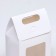 Box with a window, white, 15 x 10 x 6 cm