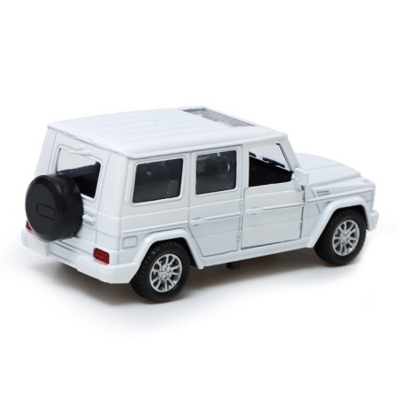 The machine "SUV", 1:32, inertia, light and sound effects, white color-3