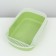 Toilet with side, 50x35x18 cm, green