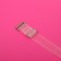 Straps silicone, fittings metal, 5 stripes, 2 cm, 37 cm, steam, color transparent